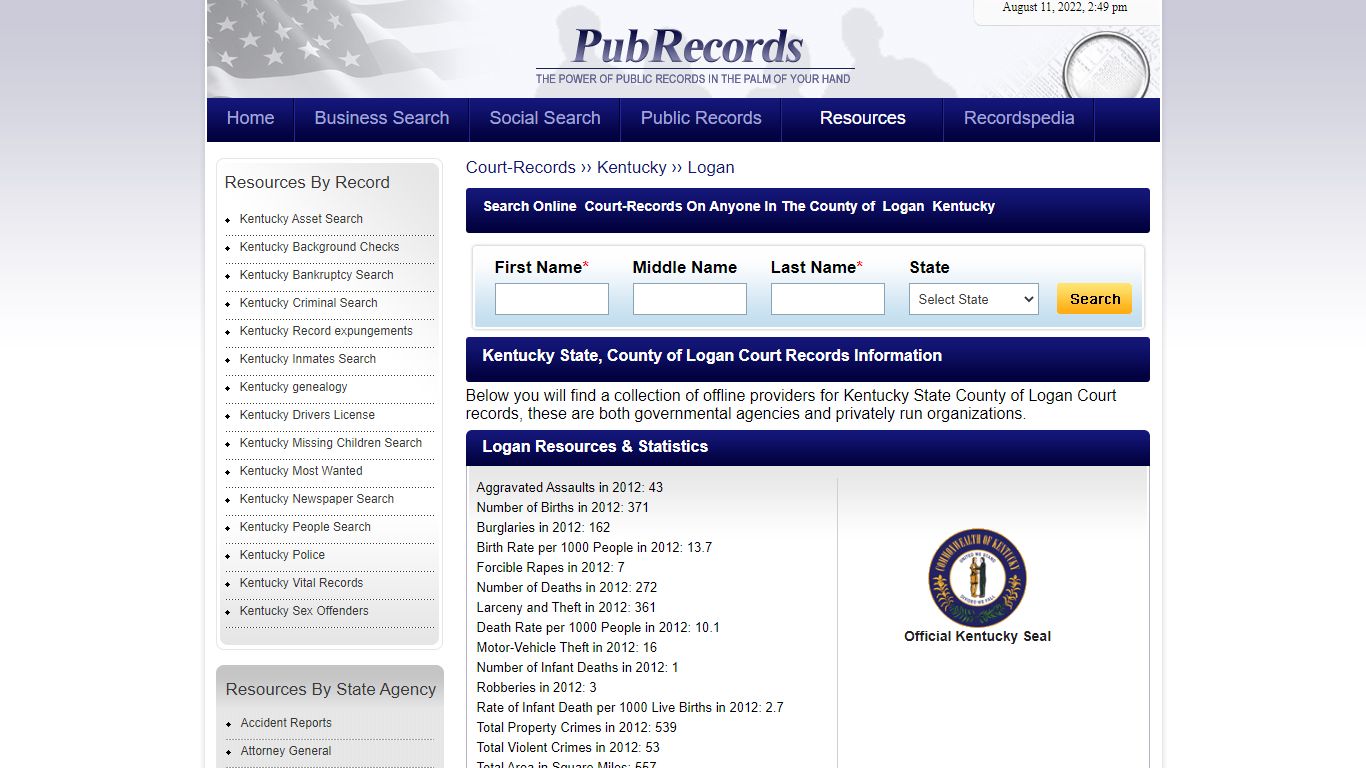Logan County, Kentucky Court Records